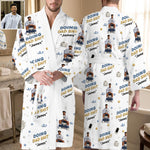 Doing Dad Sh*t - Personalized Father Pajama Kimono Robe