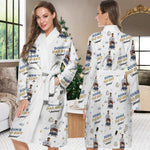 Doing Dad Sh*t - Personalized Father Pajama Kimono Robe