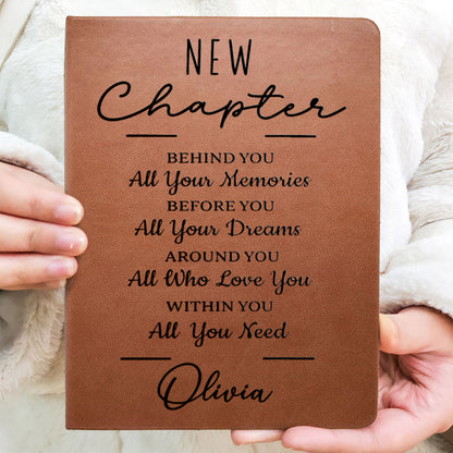 Birthday Gift - Personalized Birthday Leather Journal