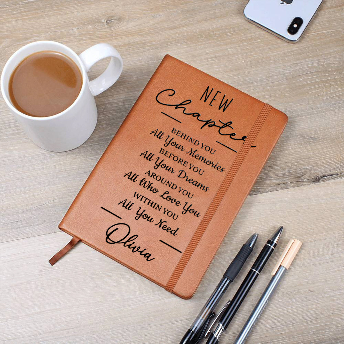 Birthday Gift - Personalized Birthday Leather Journal