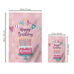 Happy Birthday - Personalized Birthday Garden Flag