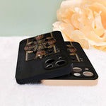 Black King - Personalized African American 3D Embossed Leather Phone Case