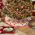 Family Christmas Train - Personalized Grandma Shaped Tree Skirt