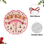 Family Christmas Train - Personalized Grandma Shaped Tree Skirt