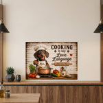 Funny Cooking Pet - Personalized Dog Wall Decal