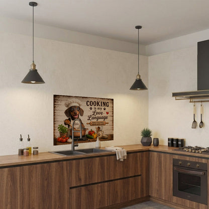 Funny Cooking Pet - Personalized Dog Wall Decal