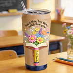 Teacher Gifts Boho Kraft - Personalized Teacher Tumbler