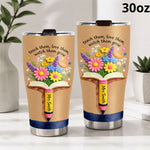 Teacher Gifts Boho Kraft - Personalized Teacher Tumbler