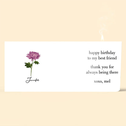 Happy Birthday - Personalized Birthday Candle With Wooden Lid