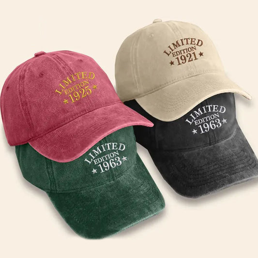 Birthday Gift - Personalized Birthday Embroidered Classic Cap