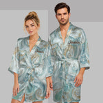 Love Turtle - Personalized Turtle Satin Robe