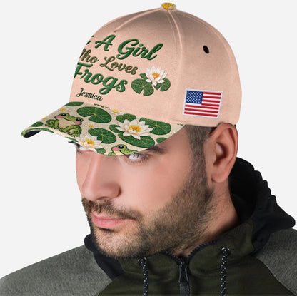 Just A Girl Who Loves Frogs - Personalized Frog Classic Cap