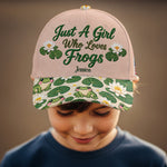 Just A Girl Who Loves Frogs - Personalized Frog Classic Cap
