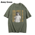Birthday Gift - Personalized Birthday Washed T-Shirt