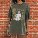 Birthday Gift - Personalized Birthday Washed T-Shirt