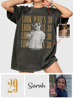 Birthday Gift - Personalized Birthday Washed T-Shirt