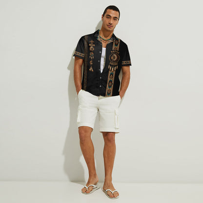 Proud Native - Personalized American Indian Hawaiian Shirt
