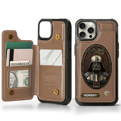 The Force - Personalized The Force Wallet Phone Case