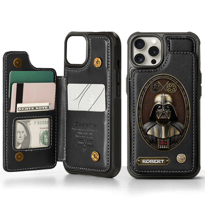 The Force - Personalized The Force Wallet Phone Case