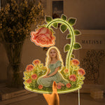 Birth Month Flower, Self Love Gift - Personalized Birth Month Flower Neon LED Light Sign