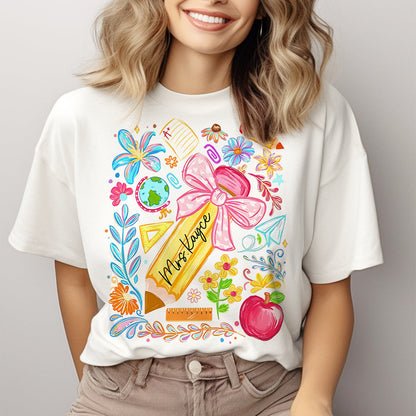 Back To School, Teacher Gift Idea - Personalized Teacher T-shirt And Hoodie