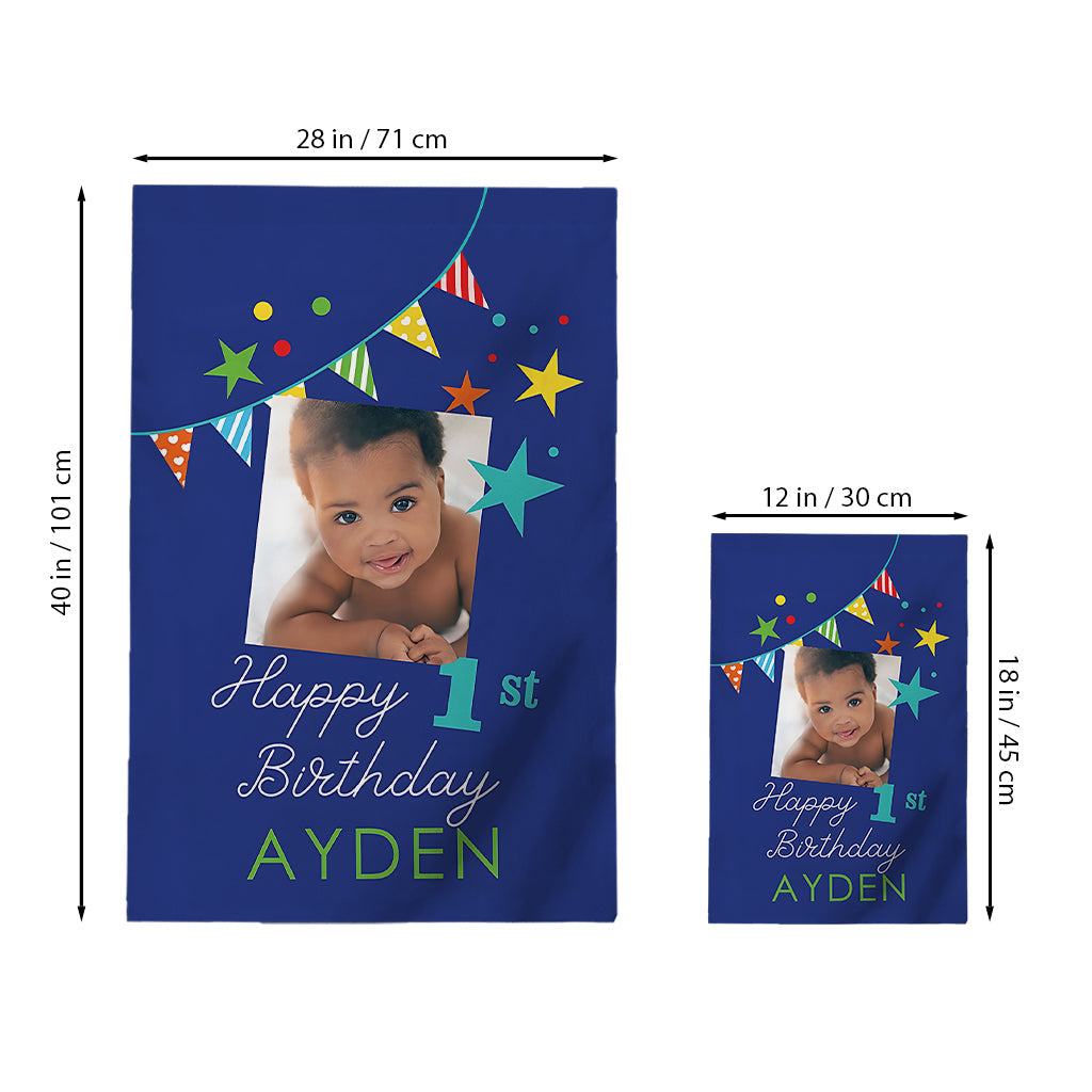 Happy Birthday - Personalized Birthday Ceramic Round Plate