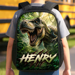 Back To School - Personalized Teacher Changeable Leather Patch Backpack