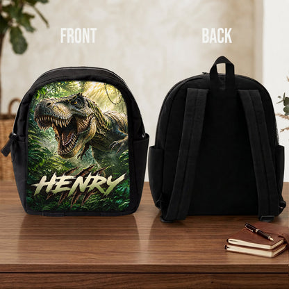 Back To School - Personalized Teacher Changeable Leather Patch Backpack