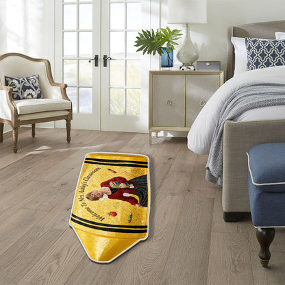 Welcome To My Class - Personalized Teacher Non-Slip Tufted Rug