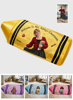 Welcome To My Class - Personalized Teacher Non-Slip Tufted Rug