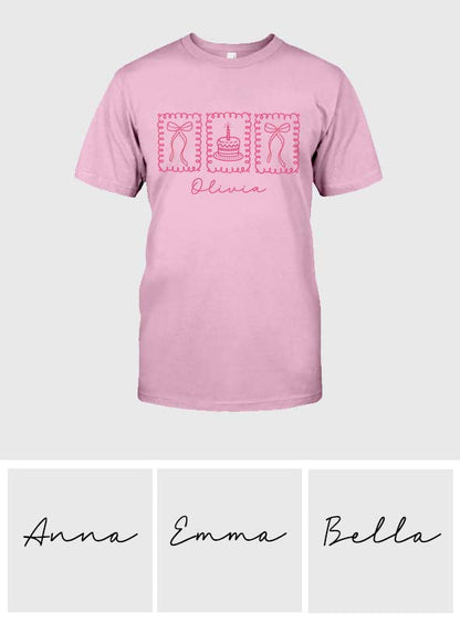 Birthday Gift Idea - Personalized Birthday T-shirt And Hoodie