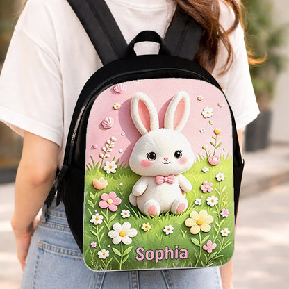 Back To School - Personalized Teacher Changeable Leather Patch Backpack