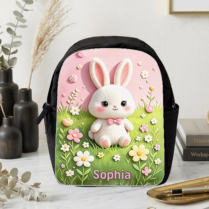 Back To School - Personalized Teacher Changeable Leather Patch Backpack