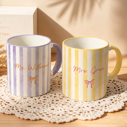 Back To School Gift for Teacher - Personalized Teacher Accent Mug