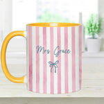 Back To School Gift for Teacher - Personalized Teacher Accent Mug