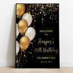 Happy Birthday - Personalized Birthday Canvas And Poster