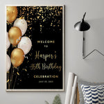Happy Birthday - Personalized Birthday Canvas And Poster