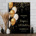 Happy Birthday - Personalized Birthday Canvas And Poster