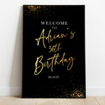 Happy Birthday - Personalized Birthday Canvas And Poster