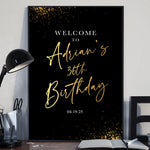 Happy Birthday - Personalized Birthday Canvas And Poster