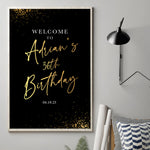 Happy Birthday - Personalized Birthday Canvas And Poster