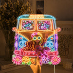 Hippie Souls - Personalized Hippie Neon LED Light Sign