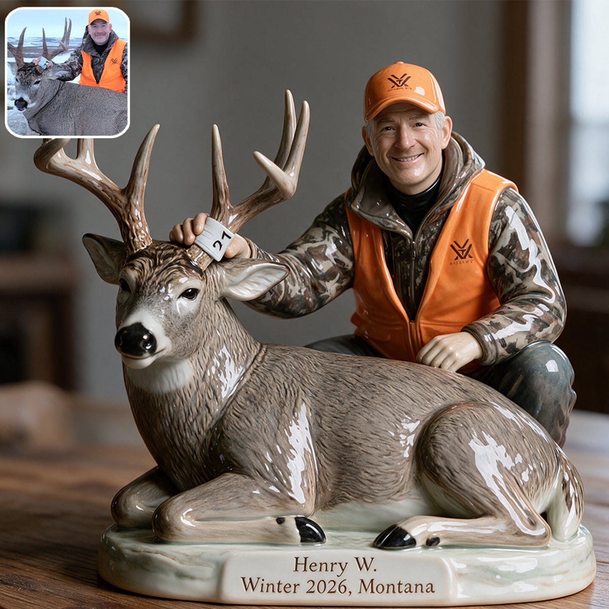 Hunting Trophy - Personalized Hunting 3D Plaque