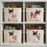 Little Helper Basket - Personalized Kid Rectangle Storage Basket