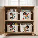 Little Helper Basket - Personalized Kid Rectangle Storage Basket