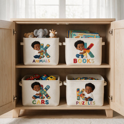 Little Helper Basket - Personalized Kid Rectangle Storage Basket