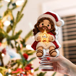 Merry Christmas - Personalized Christian LED Light Tree Topper
