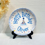 Happy Birthday - Personalized Birthday Ceramic Round Plate