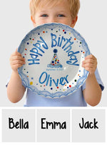 Happy Birthday - Personalized Birthday Ceramic Round Plate