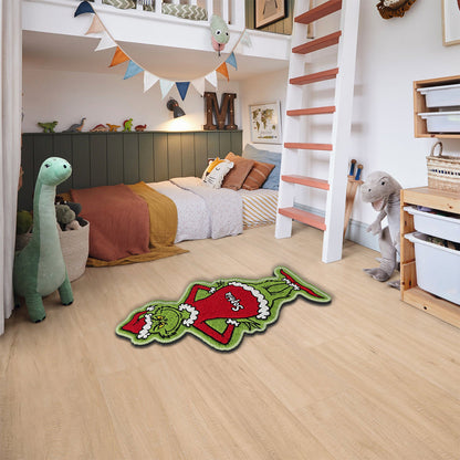 Merry Grinchmas - Personalized Stole Christmas Non-Slip Tufted Rug